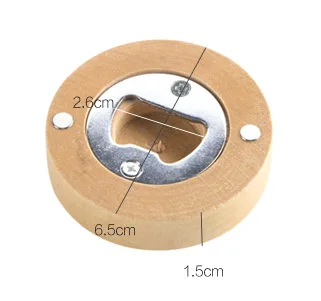 LIYIMENG Wooden Fridge Sticker Beer Bottle Openers Beverage Wrench Jar Openers For Dinner Party Bar Refrigerator Decorative MagnetB2