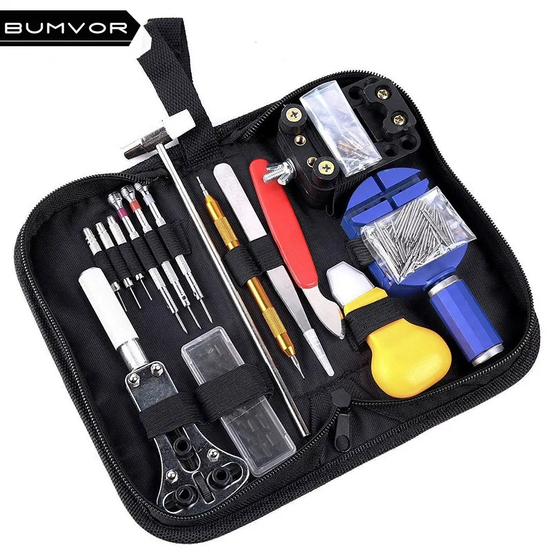 

18 Pcs Watch Repair Tool Kit Watch Opener Band Link Pin Spring Bar Watch Tools Set Battery Replacement Tools for rolex_watch