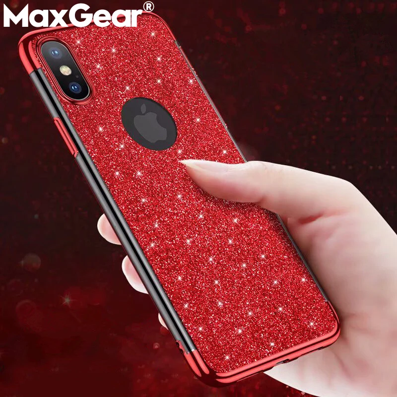 

Apple Phone Case For iPhone 5S 5 SE Luxury Bling Glitter Silicone Plating Soft TPU Cases For iPhone X 6 8 6S 7 10 Plus XR XS Max