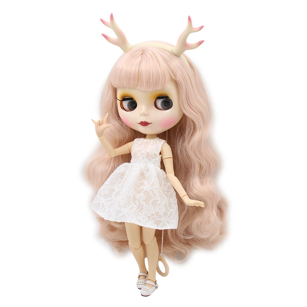 Blyth doll icy licca Боди белое платье Элегантная одежда