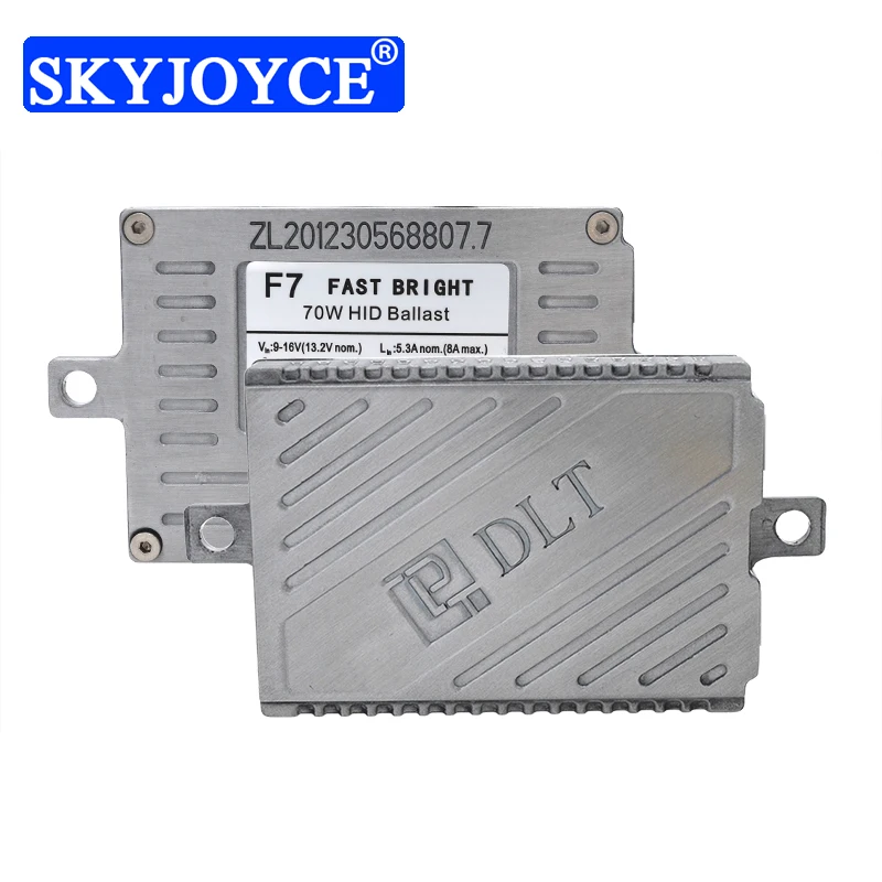 SKYJOYCE AC 12 в 70 Вт Быстрый старт DLT F7T HID Тонкий Балласт реактор DLT F7 HID балласт для 70 Вт 75 Вт автомобильных фар HID комплект