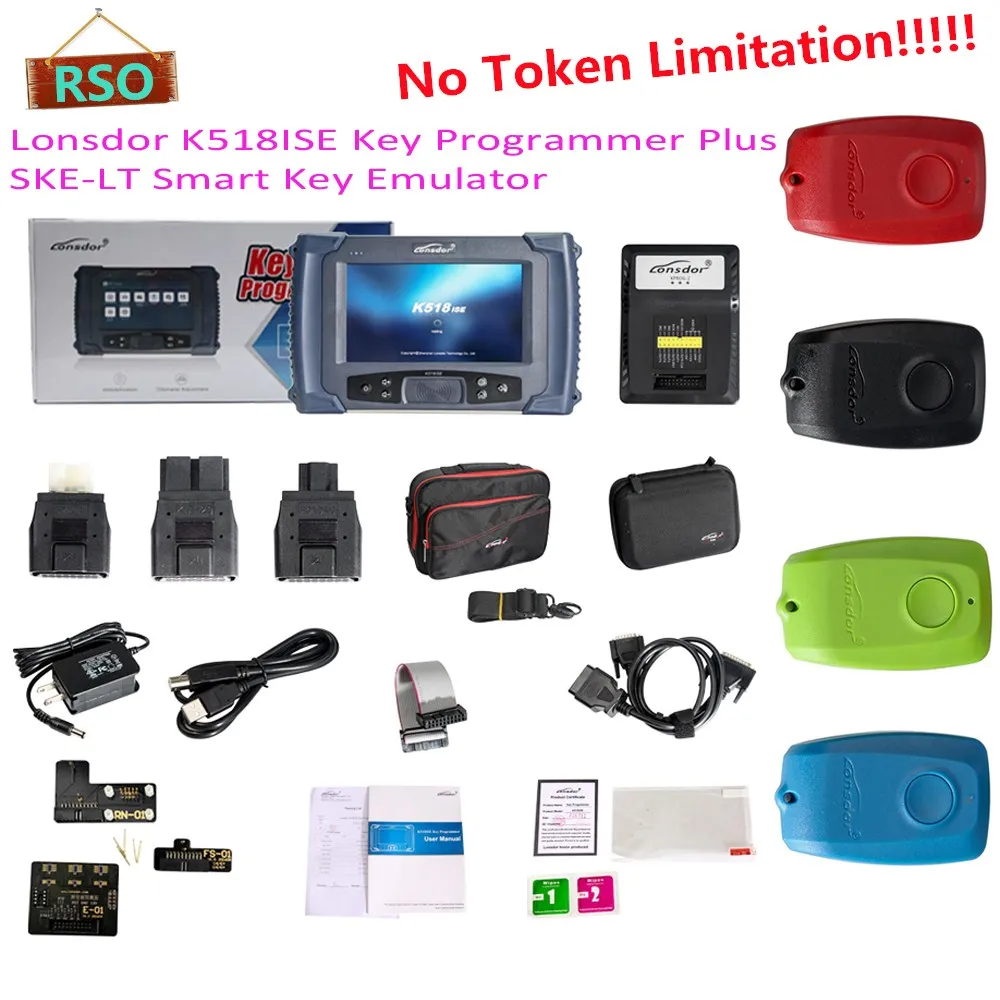 Newest lonsdor k518ise Auto Key Programmer With Odometer Adjustment For All Makes K518 ISE Free For
