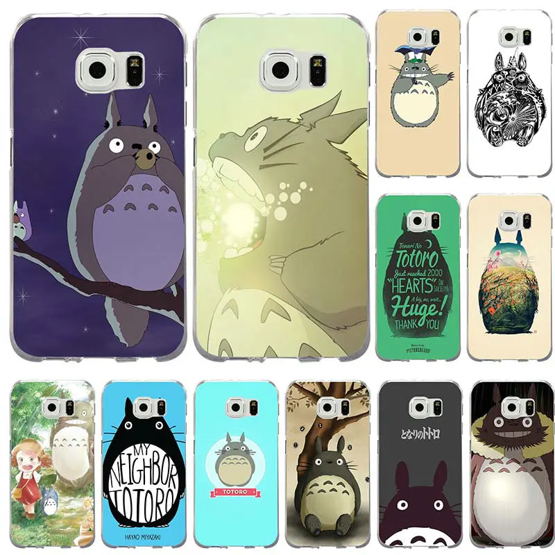 Anime Studio Ghibli Totoro Soft Silicone TPU Phone For Samsung Galaxy Note 3 4 5 8 S3 S4 S5 Mini S6 S7 S8 S9 Edge Plus On5 On7 | Мобильные