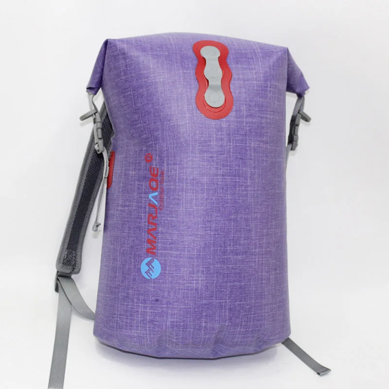 16L водонепроницаемый мешок сухой мешок Открытый Плавательный рюкзак для хранения мужской мешок Каякинг Дрифтинг река треккинг Сумка для женщин Путешествия - Цвет: Purple