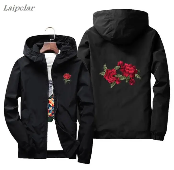 

men women jacket windbreaker rose jackets Laipelar