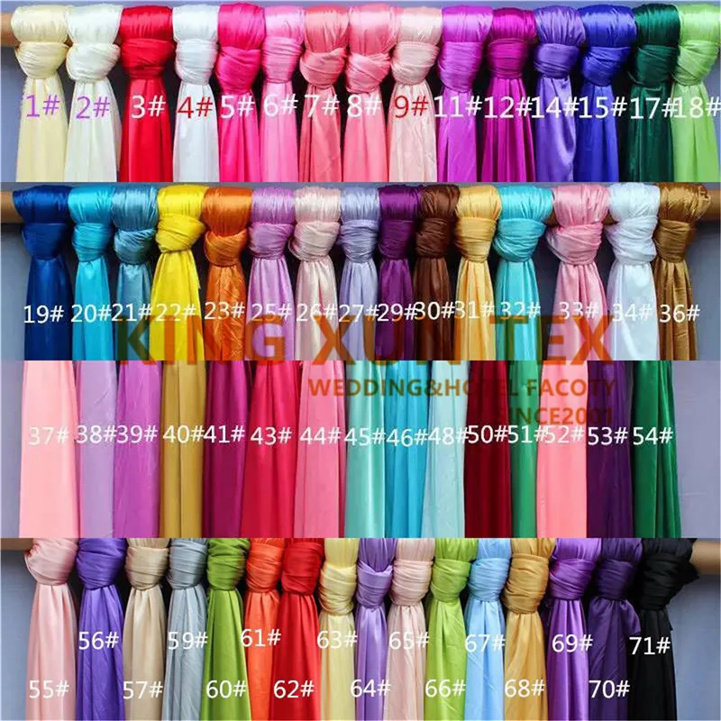

0.5M Length x 1M Ice Silk Fabric For Party Backdrop Stage Curtain Wedding Event Decoration