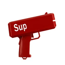 Супер деньги пушки электрические спрей Творческий декомпрессии игрушки посыпать плевать деньги пистолет