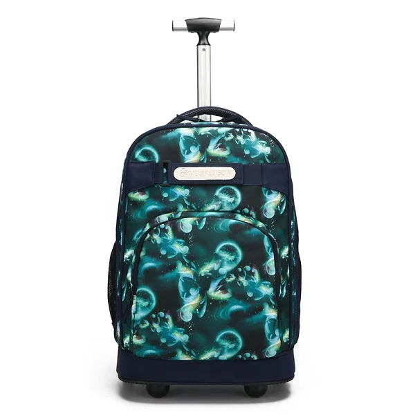 Фирменный креативный рюкзак водонепроницаемый багаж Мода 18 дюймов студентов вещевой мешок для путешествий Многофункциональный чемодан мужская деловая сумка - Цвет: 7