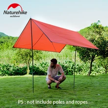 Naturehike алюминиевая пленка для кемпинга брезент одеяло коврик для пешего туризма пляж большой коврик для 2 3 человек палатка пол солнцезащитный тент матрас