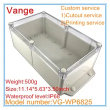 1 шт./лот настенный большое дело IP68 водонепроницаемый инструмент из АБС-пластика коробка для разъема провода под водой 283*143*89 мм