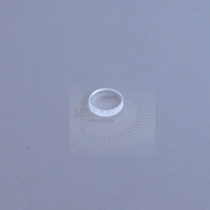 3mm Coated Flat-Convex Beam Collimation Glass Lens for Red Green Blue Laser