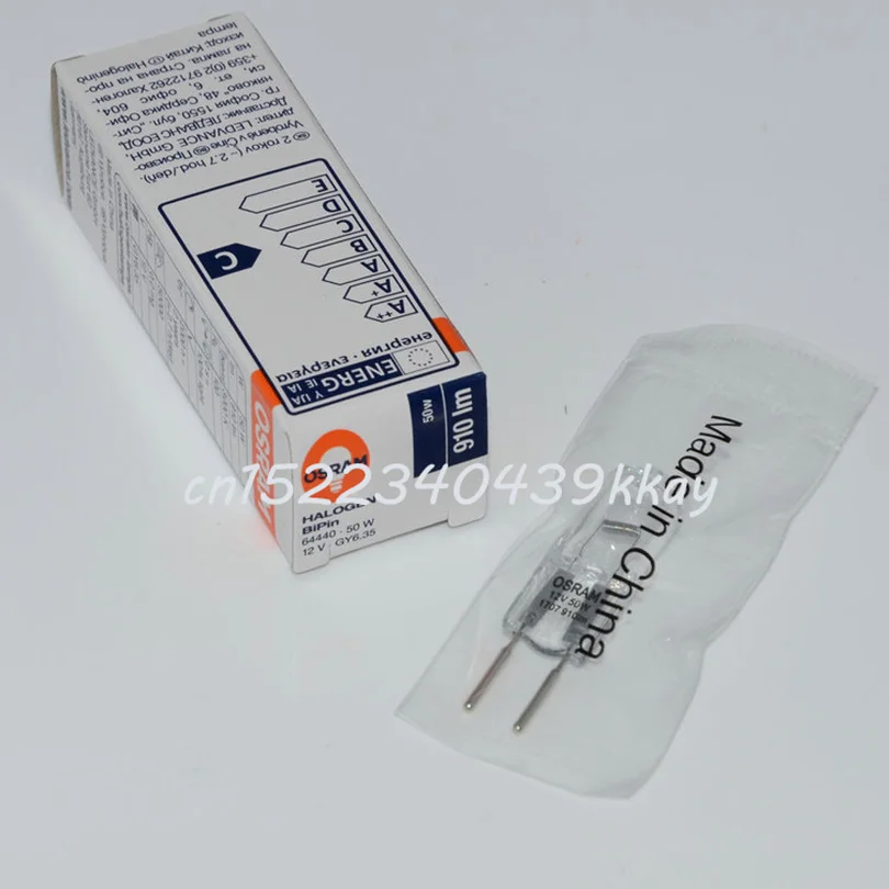 5 шт. галогенная Вольфрамовая Лампа OSRAM 64440 12V50W Osram64440 12v50w GY6.35, галогенные лампы, стоматологическая интегрированная медицинская настольная лампа