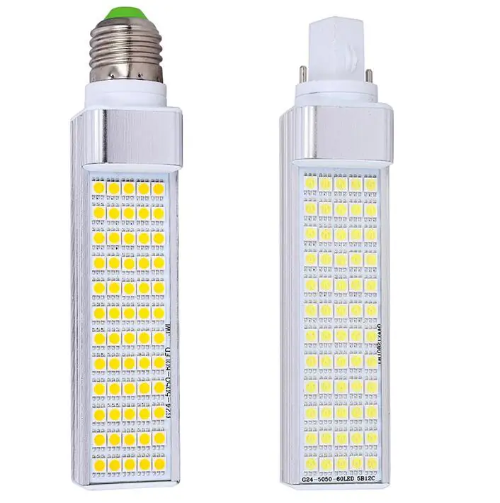 E27 G24 SMD 5050 светодиодный светильник 5 Вт 7 9 11 13 Вт|e27 base light bulb|e27 cfllight big |