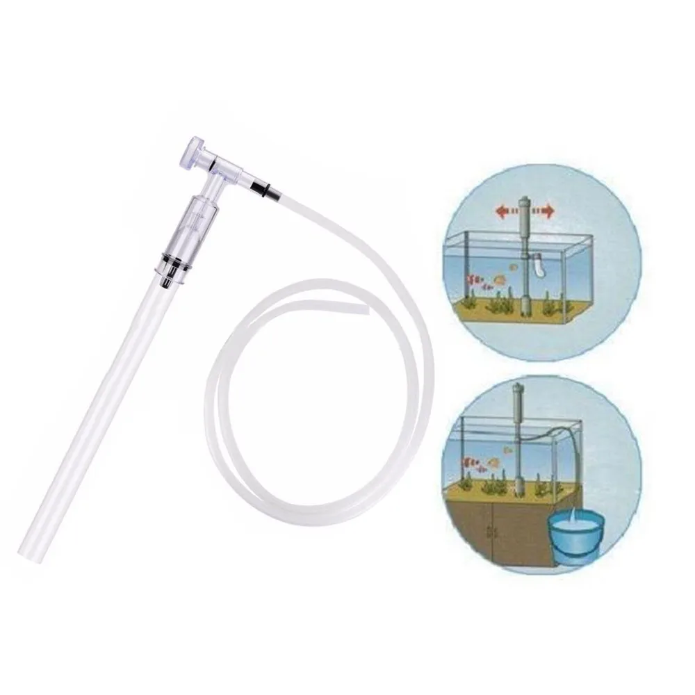 Aquarium Siphon Syphon Water Cleaner Fish Tank Gravel Sand Cleaner
