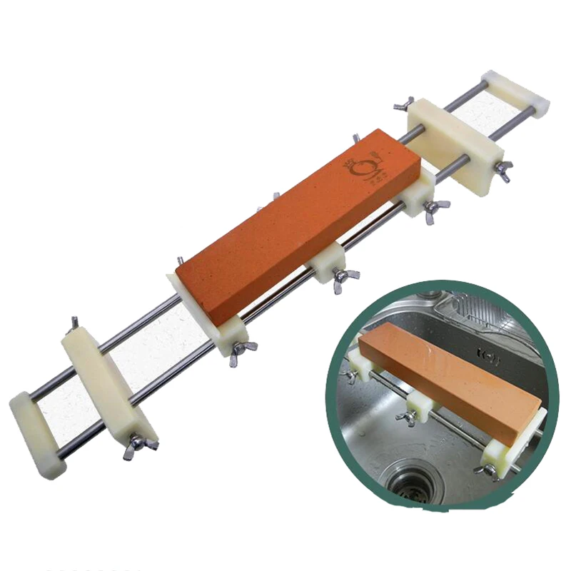 Кухонная раковина точильный камень рама шлифовальный камень Базовая полка домашняя Нескользящая точилка для ножей нейлоновый материал 0,8 кг