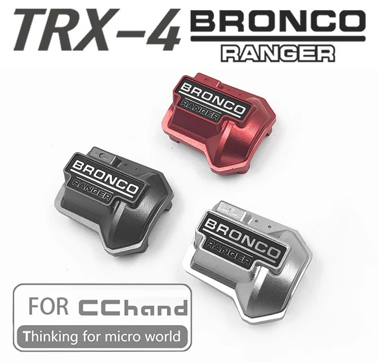 Обновление передней металлической крышки осей Diff крышка Алюминий для CC HAND BRONCO