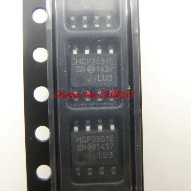 

1pcs/lot MCP2551-I/SN SOP-8 MCP2551 High speed CAN transceiver IC In Stock