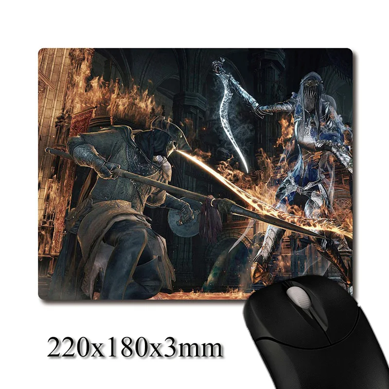 

Dancer of the Boreal Valley Battle scene of Dark Souls CG printed Heavy weaving anti-slip office mouse pads Coaster Party favor