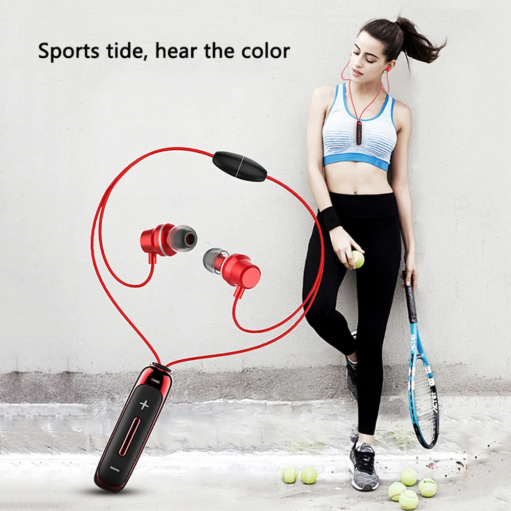 Wireless Headphones Bluetooth Earphone In ear Wireless Earphones with Mic Sport Magnetic In Ear Earbuds for Mobile Phones