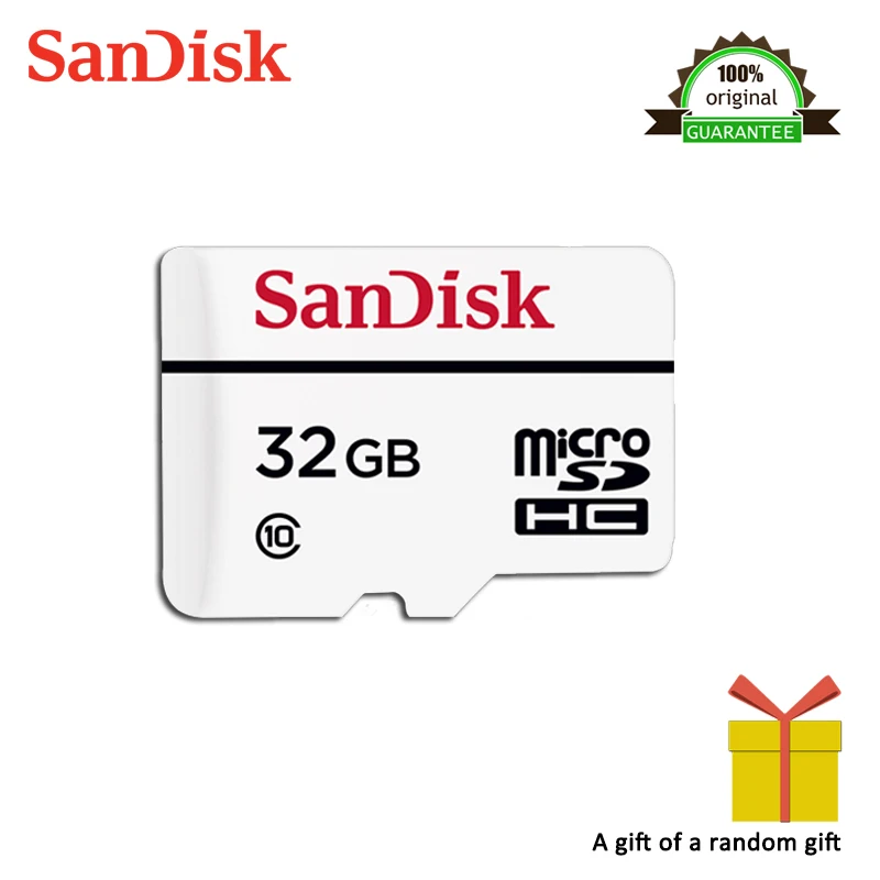 Двойной Флеш-накопитель SanDisk micro SD 32 Гб с высокой износостойкостью видео мониторинга microSDHC/microSDXC карта памяти Class10 20 МБ/с. TF карты sdsdqqnd