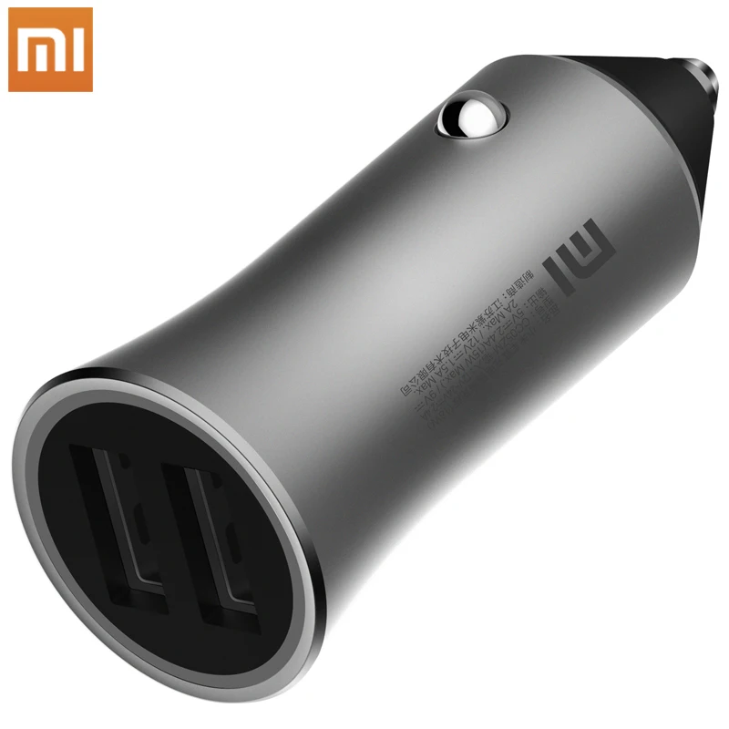 Xiaomi الأصلي شاحن سيارة 18 W سريعة تهمة QC 3.0 5 V/2.4A المزدوج USB سريع شحن Competiable مع معظم الهواتف اللوحي Xiaomi الأصلي شاحن سيارة 18 W سريعة تهمة QC 3.0 5 V/2.4A المزدوج USB سريع شحن Competiable مع معظم الهواتف اللوحي