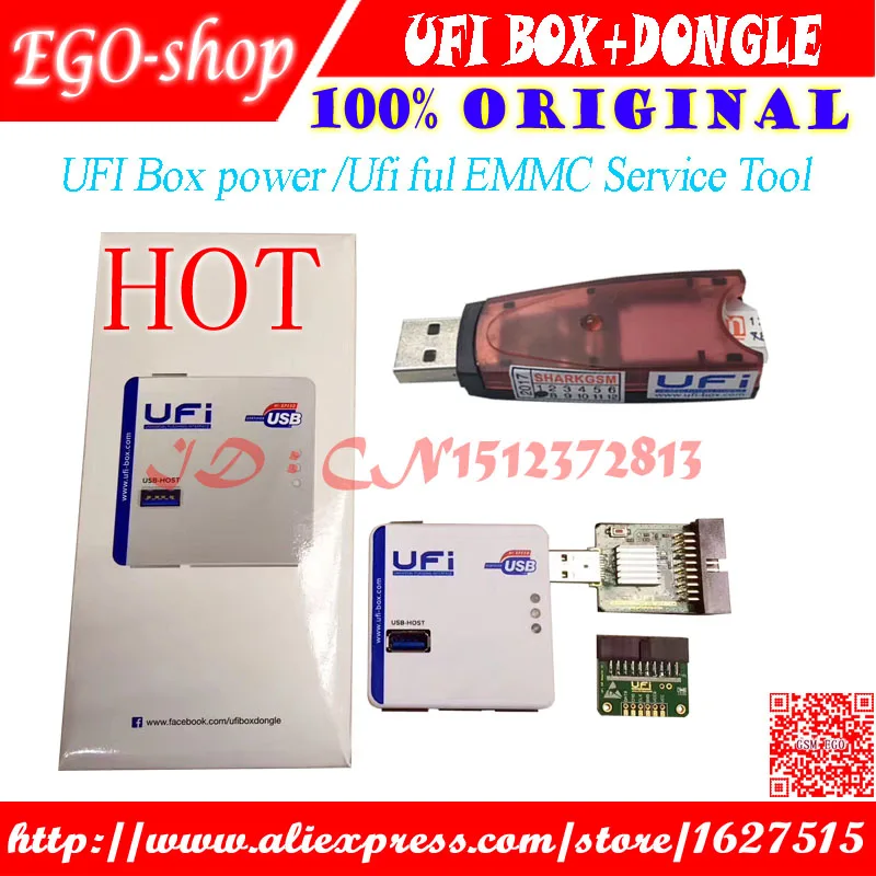 

gsmjustoncct 2018 Newest 100% ORIGINAL UFI BOX powerful EMMC Service Tool DONGLE
