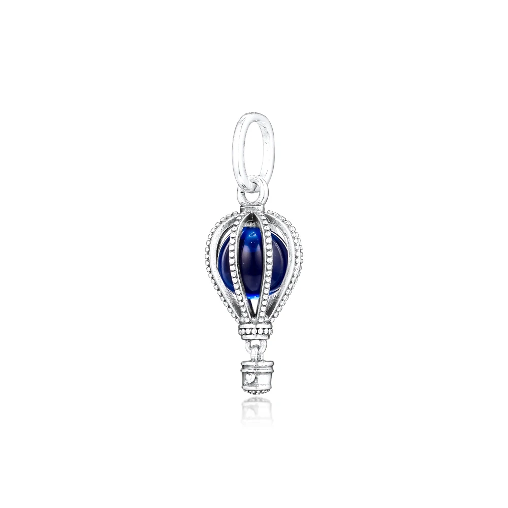 

Pandulaso AIR BALLOON HANGING CHARM 2019 Summer Woman DIY Beads For Jewelry Making Fits Original Sterling Silver Bracelets