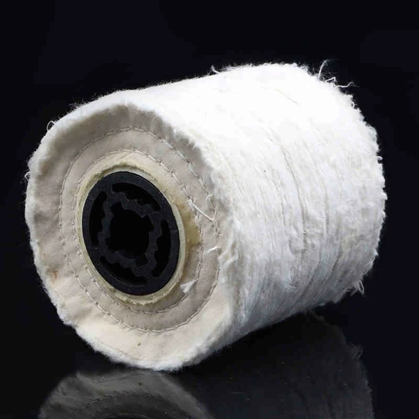 Cotton 1 шт., 120*100*19 мм, Унифицированное, нетканое, сизальное, спиральное, сшитое, хлопковое полировочное колесо для отделки металла - Цвет: Cotton