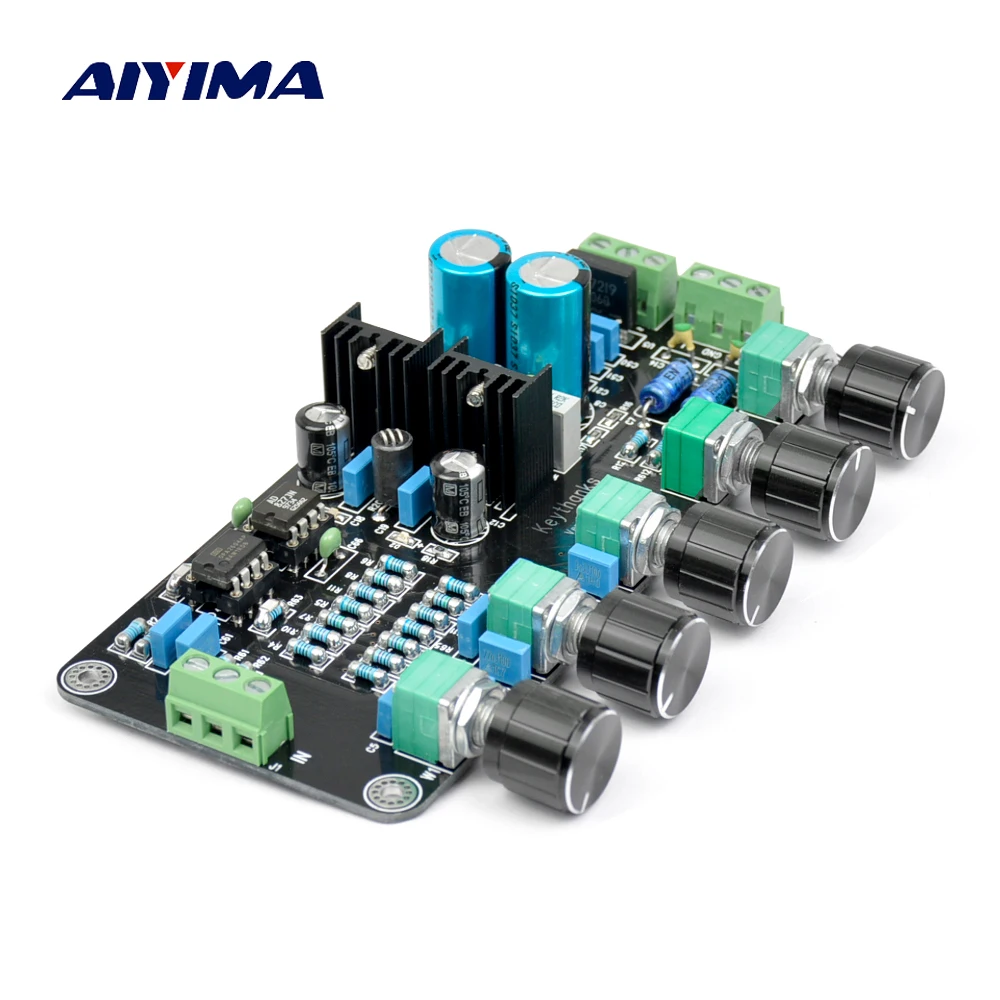 Aiyima Updated OPA2604 AD827JN OPAMP Stereo Preamp Pre amplifier Volume