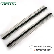 10 шт. 1x40 т 40Pin 2,54 мм обычные однорядные иглы заголовки для подключения к печатной плате