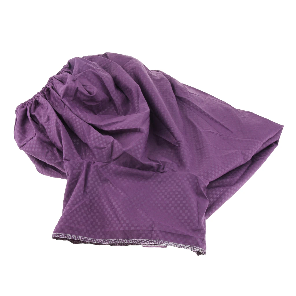 Professional Washable Acupuncture Massage Table Bed Protective Fitted Pad Sheet Cover for Beauty Salon Spa Purple White 70x190cm 2