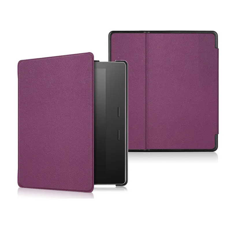 Capa Fina para Kindle Oasis Casca Dura de pc Ultra-fina Estojo E-reader com Capa Flip Feita de Couro Sintético2023 - Imagem 3