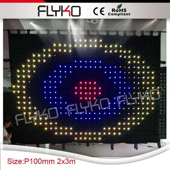

Free Shipping Best Price of led video cloth