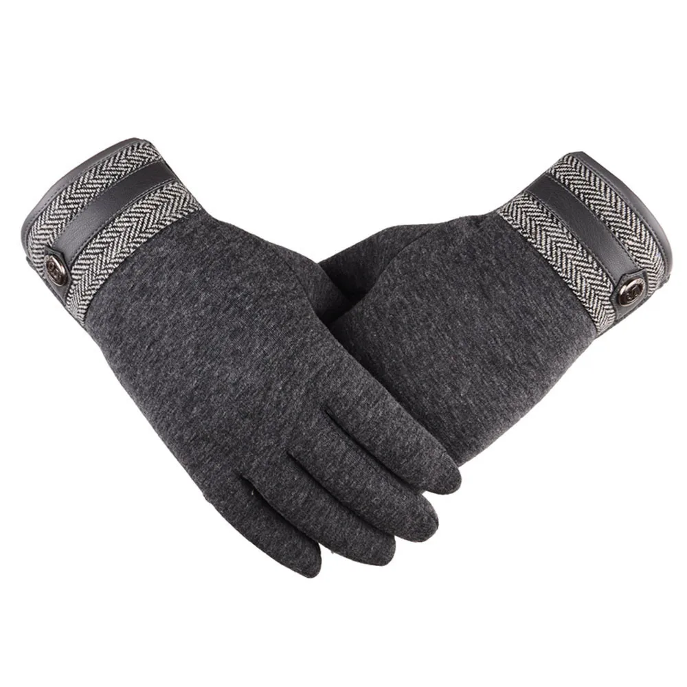 Мужские зимние лыжные перчатки для катания на лыжах, перчатки для сноуборда, вязаные перчатки с сенсорным экраном, кашемировые шерстяные теплые утолщенные мужские перчатки
