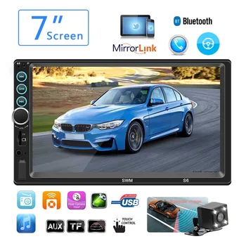 

Car Radio 7" HD Autoradio Multimedia Player 2 din Touch Screen Auto audio Stereo MP5 Bluetooth AUX USB TF FM Reverse Camera