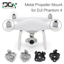 PGYTECH DJI phantom 4 Metal Propeller Bracket Mount Phantom4 Silve black Holder Adapter motor connector drone parts accessories
