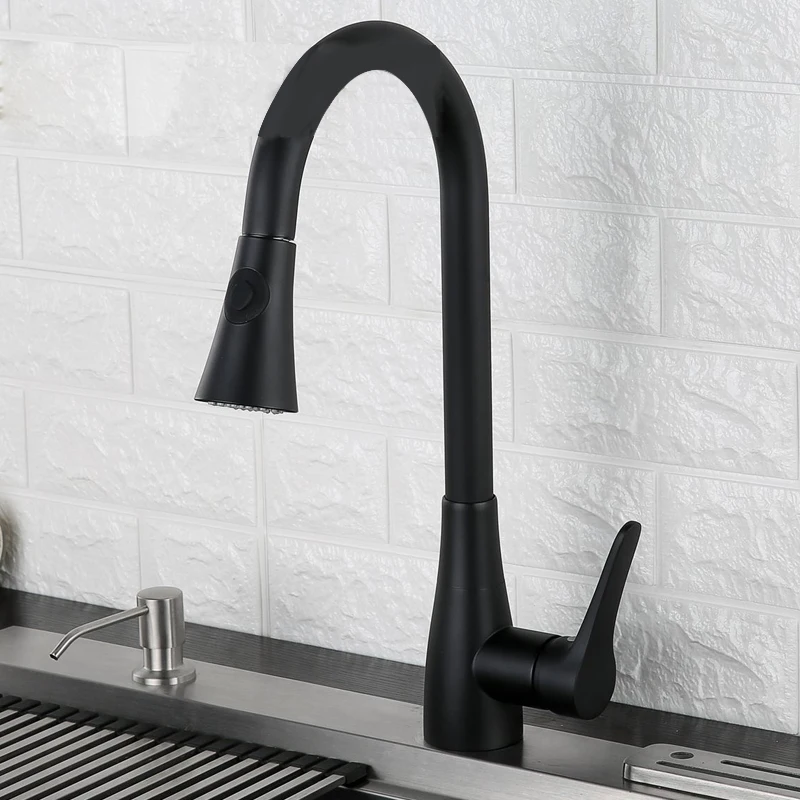 quyanre wanfan gappo black sensor kitchen faucet smart kitchen faucet single handle mixer tap pull out kitchen faucet sensor smart touch sensen kitchen faucet2
