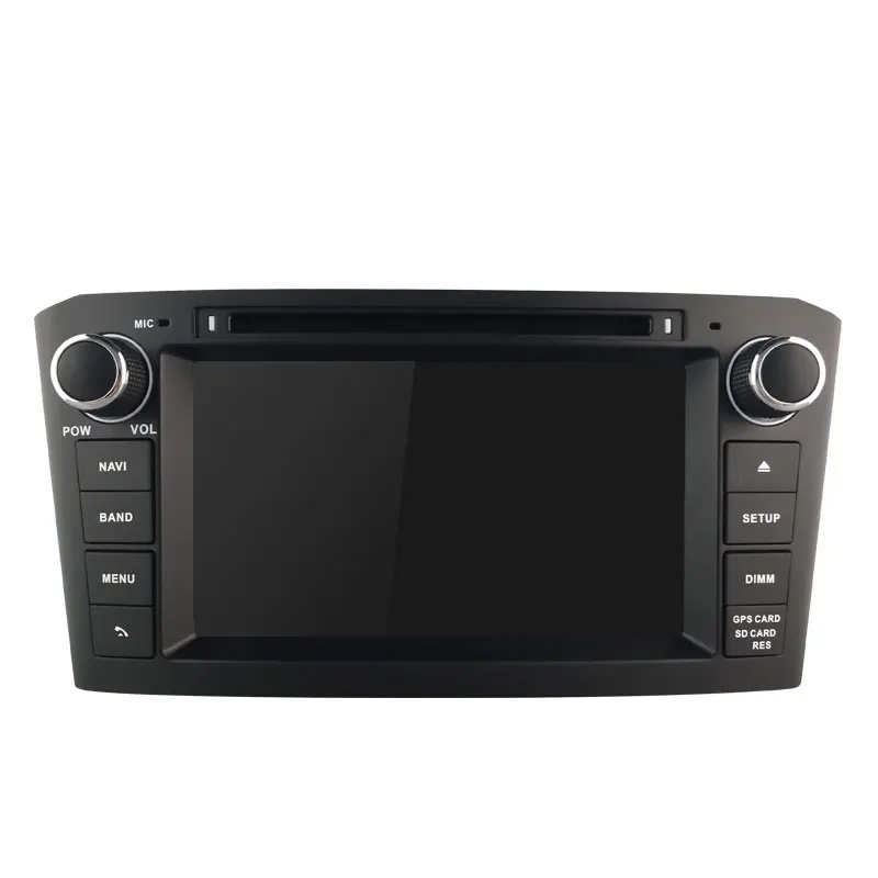 LJDA 2 Din Android 10,0 автомобильный dvd-плеер для Toyota Avensis T25 2003-2008 Wifi gps Радио 2 Гб ram 16 Гб rom четырехъядерный Мультимедийный USB - Цвет: Black