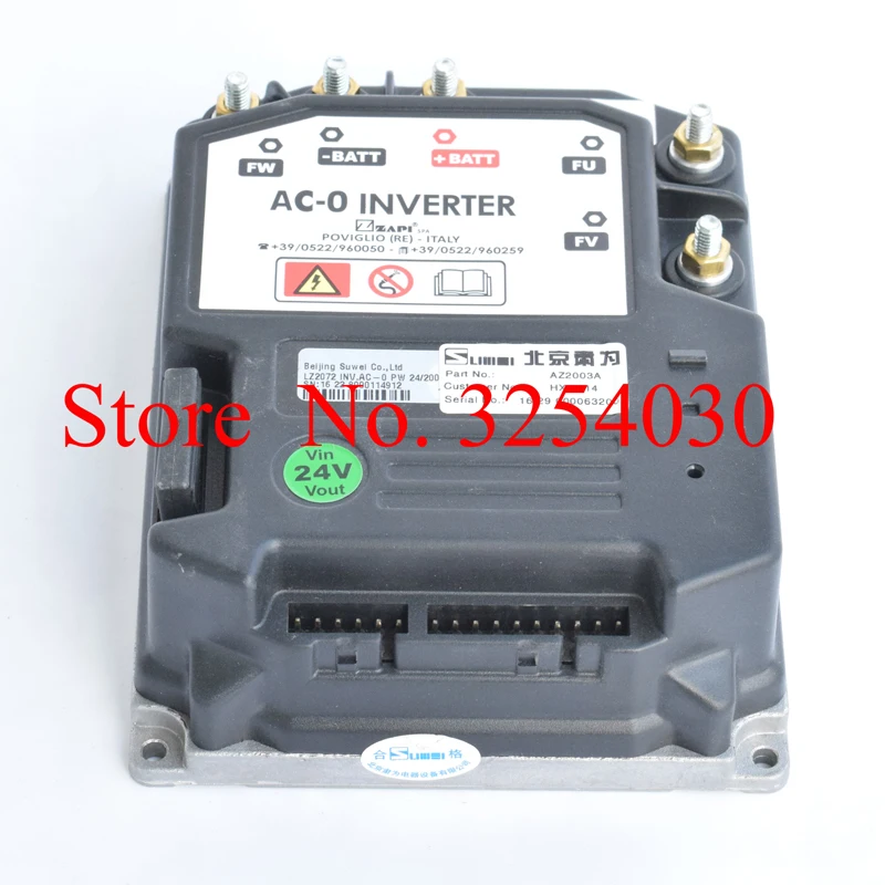 

Original Italy ZAPI 24V 200A AC MOTOR CONTROLLER AC-0 AZ2003 FZ2072 for EP HELI Xilin And Noblift Electric Forklifts