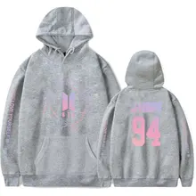 LUCKYFRIDAYF Kpop Bangtan Boys Love Yourself BTS V ARMY Print Hoodies Sweatshirts Women Fans Sweatshirt Hip Hop Clothes Jungkook