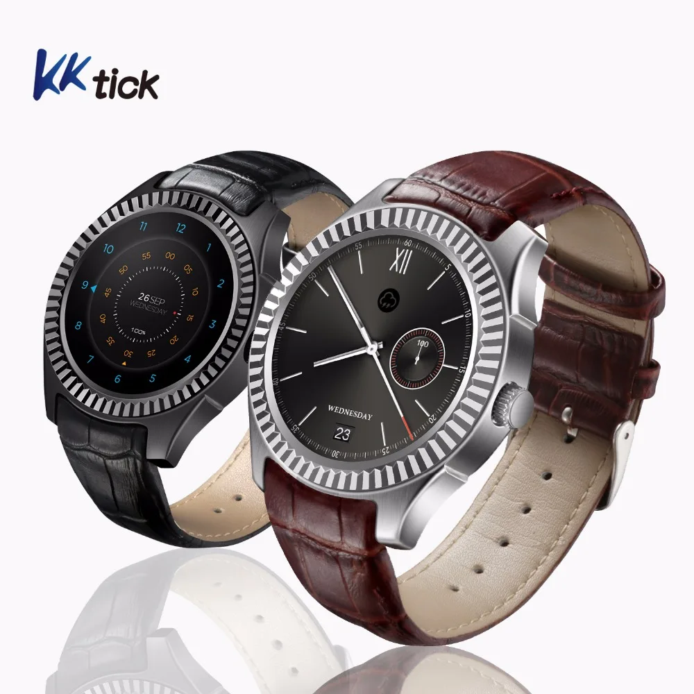 

KKTICK D7 Smart watch Android 4.4 smart-health MT6572 Bluetooth 4.0 500 mAh GPS 3G Wifi Heart Rate Monitor