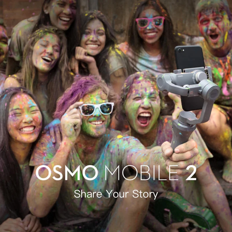  DJI Osmo Mobile 2 Stabilizer 3-Axis Handheld Gimbal for Smartphone Gopro Camera Phones Xs iPhone 8 