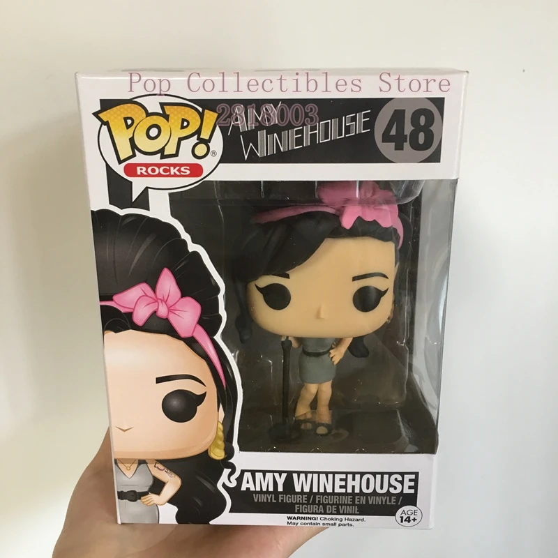 Funko поп официальный Rocks: Amy Winehouse винил фигурку Коллекционная модель игрушки с