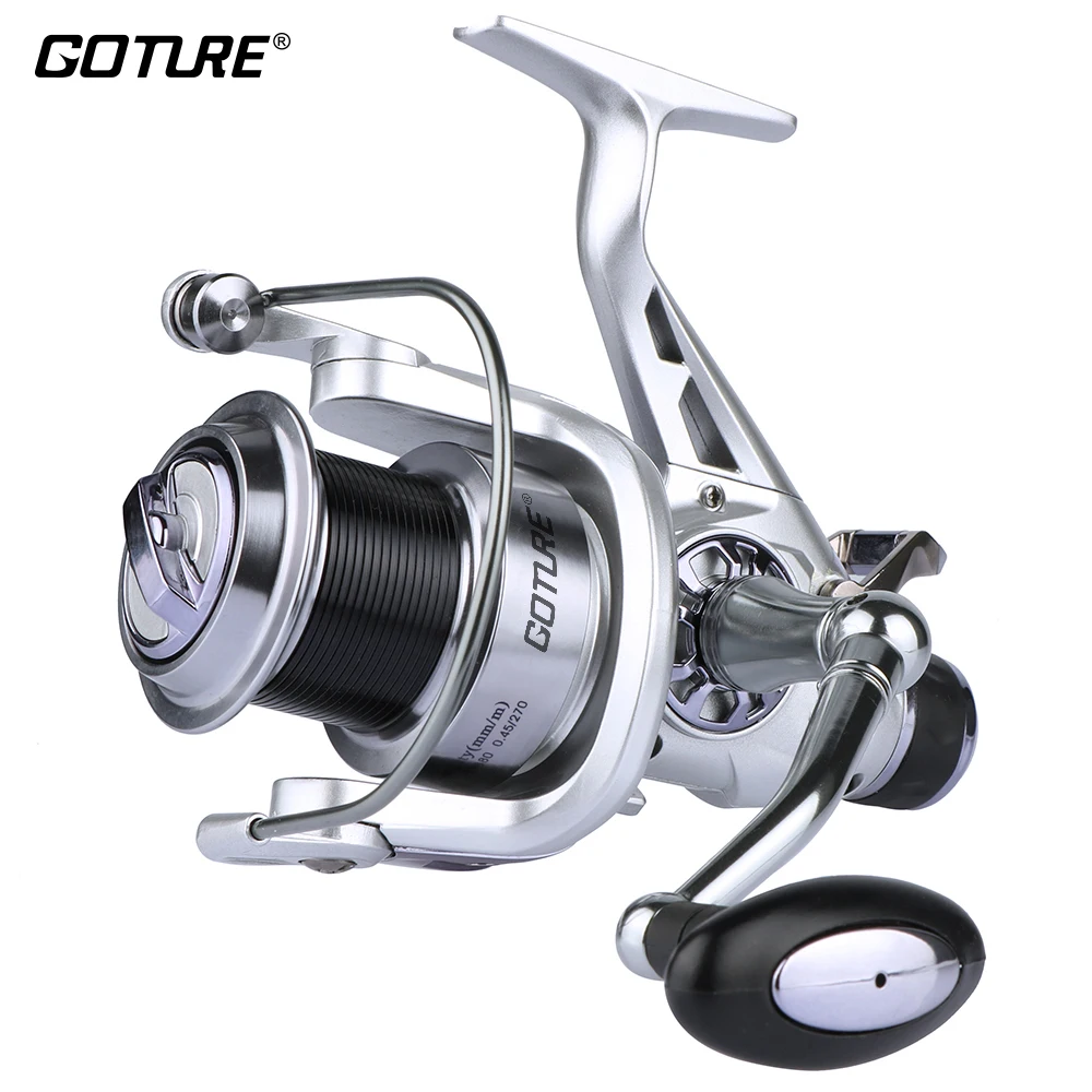 

Goture Metal Spool Fishing Reel Spinning Reel Coils 11BB Double Drag System Long Casting Carp Wheel For Fishing 5.2:1