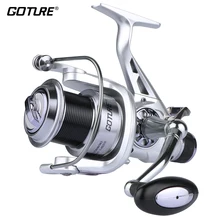 Goture Metal Spool Fishing Reel Spinning Reel Coils 11BB Double Drag System Long Casting Carp Fishing Wheel For Fishing 5.2:1