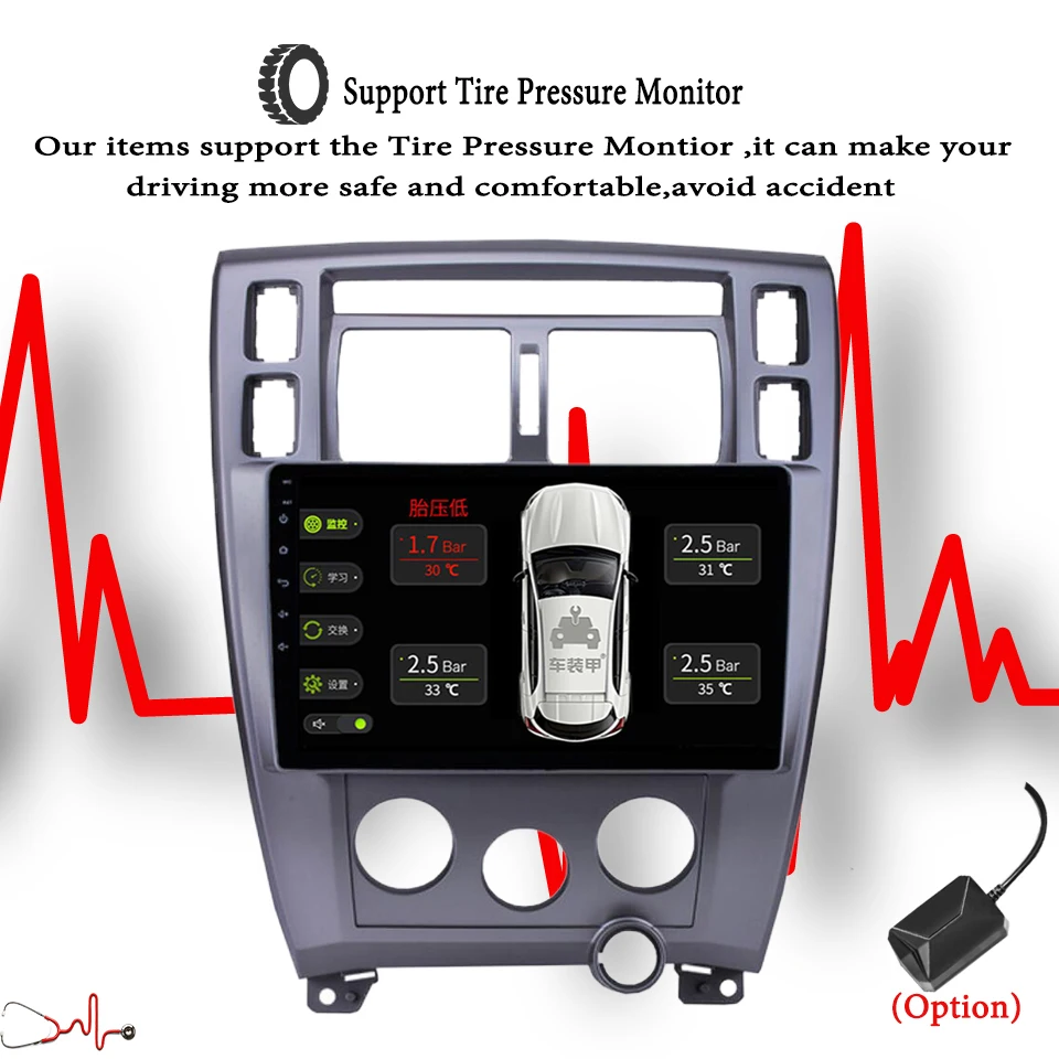 Sale 10.1" Android 9.1 Car Radio GPS Navigation Multimedia Player Head Unit For Hyundai Tucson LHD 2006 -2013 Stereo Audio Carplay 15