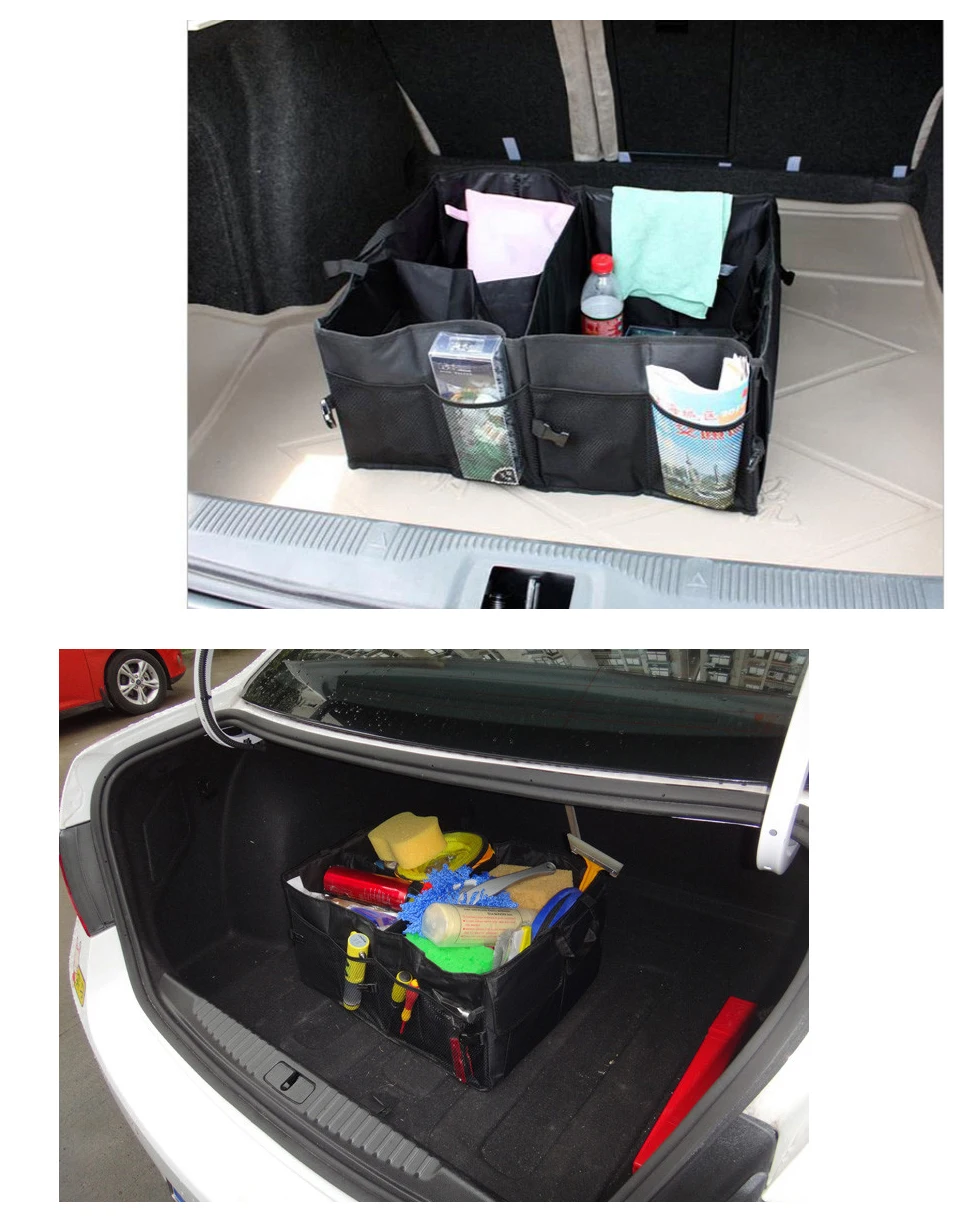 Универсальный автомобильный багажник складной органайзер складные продуктовые сумки для хранения грузовой контейнер Авто Укладка Tiding внутренние части авто