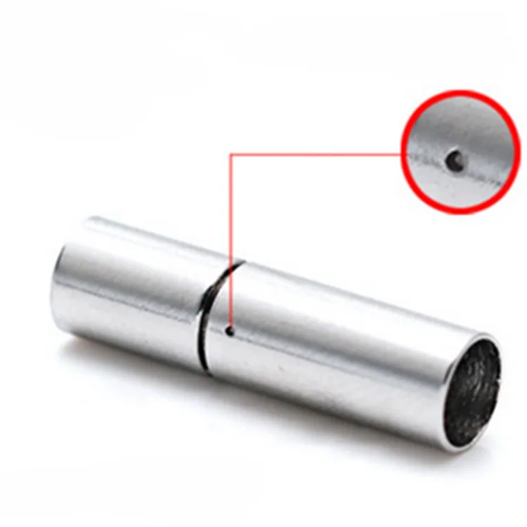 

5pcs Stainless Steel Bracelet Magnetic Clasps for Jewelry Making Diy Fitting 2/3/4/5/6mm Round Leather Cord Connector