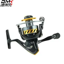 DMK спиннинговая Рыболовная катушка 9+ 1/5,2: 1 рыболовные катушки 2000-5000 Размер moulinet Peche троллинговая катушка фидер для ловли Карпов Pesca