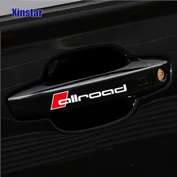 

4pcs germany Oracal Allroad door handle decals sticker for Audi A4 A6